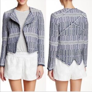 Derek Lam 10 Crosby Angled Tweed Lapel Jacket